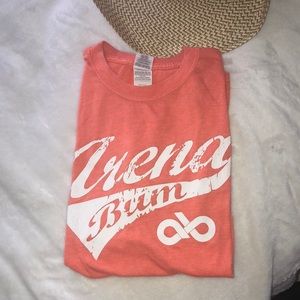 Arena bum short sleeve shirt!! Size small!!